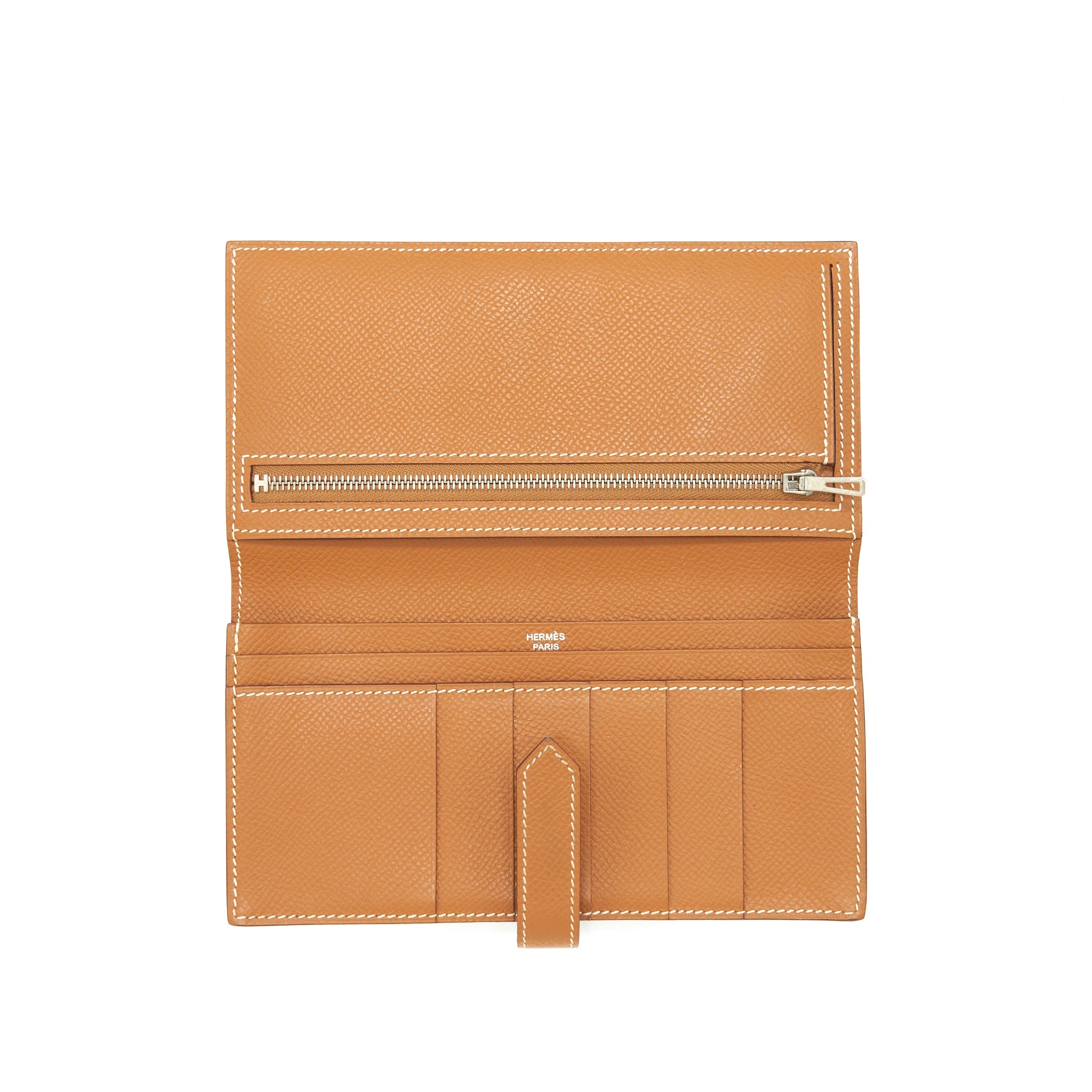 HERMES BEARN WALLET EPSOM GOLD SHW