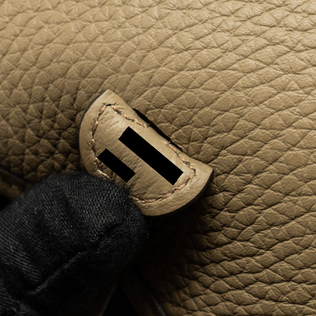 HERMES MINI EVELYNE CLEMENCE BEIGE MARFA GHW