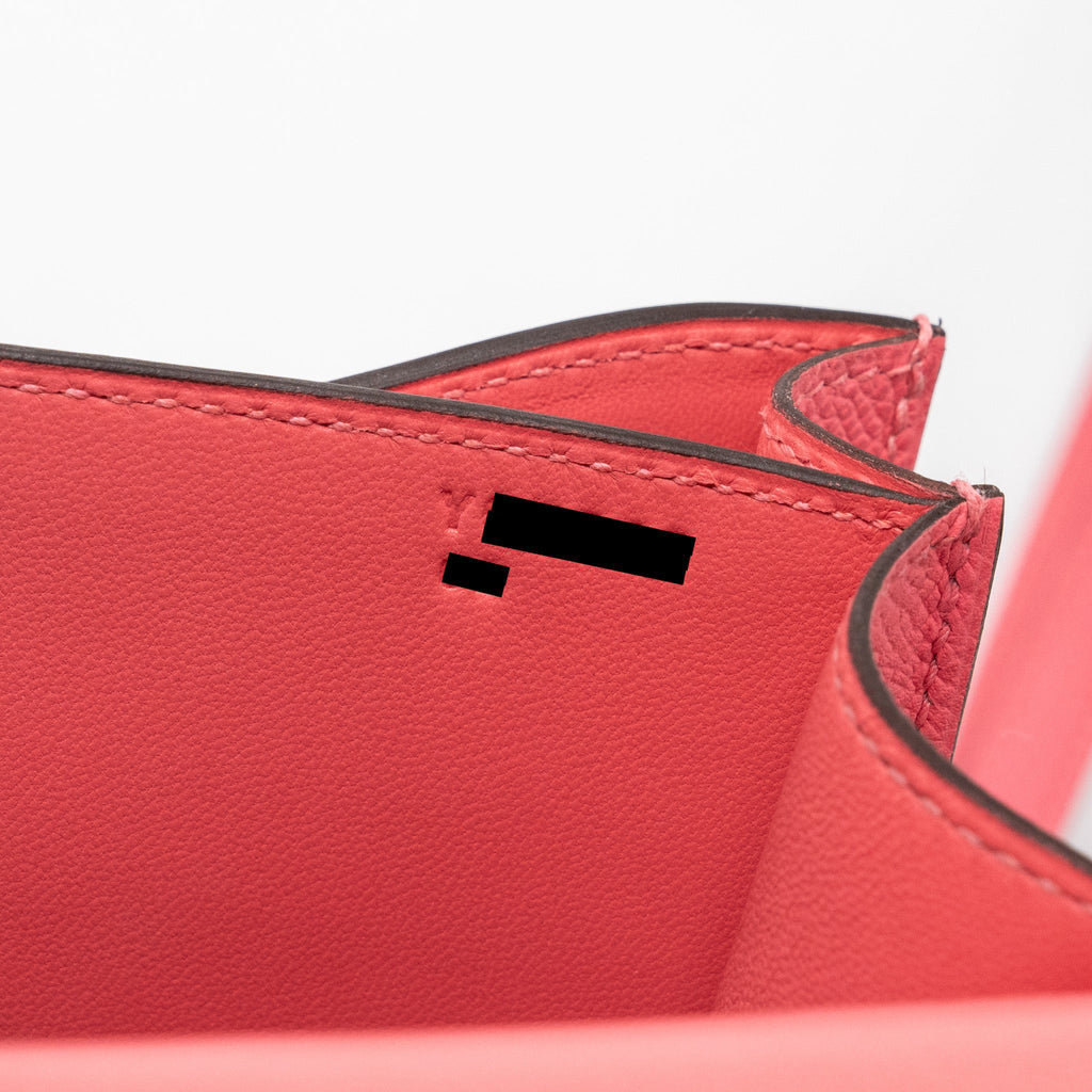 HERMES MINI CONSTANCE EPSOM ROSE AZALEE SHW