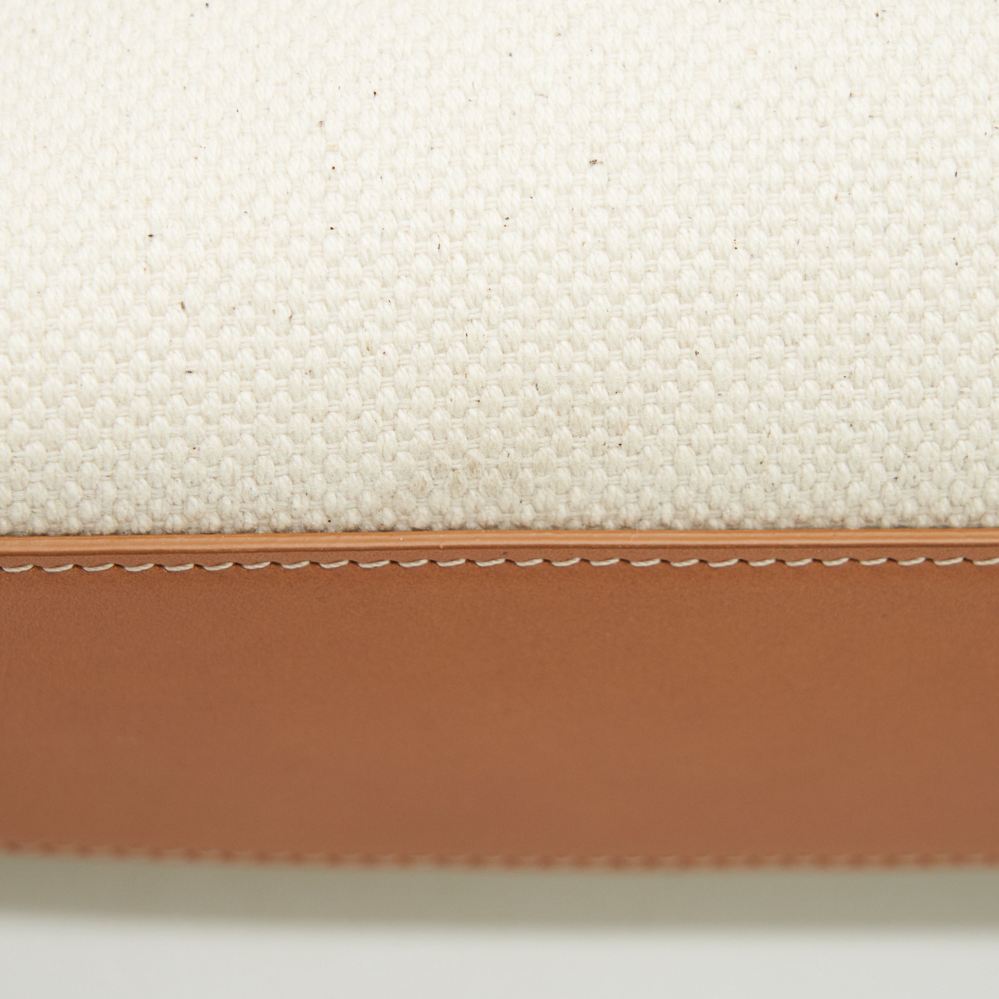 CELINE SMALL VERTICAL CABAS CANVAS WITH CELINE PRINT AND CALFSKIN