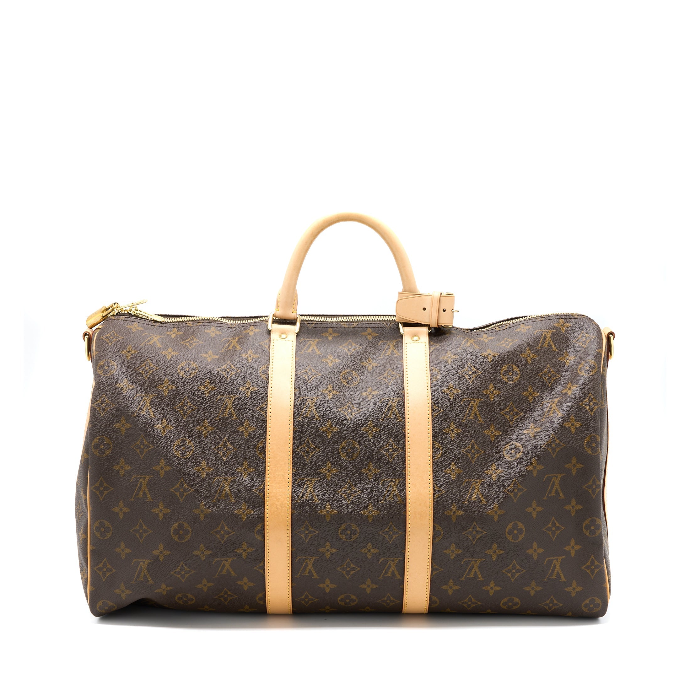 LOUIS VUITTON KEEPALL BANDOULIERE 50 MONOGRAM CANVAS GHW