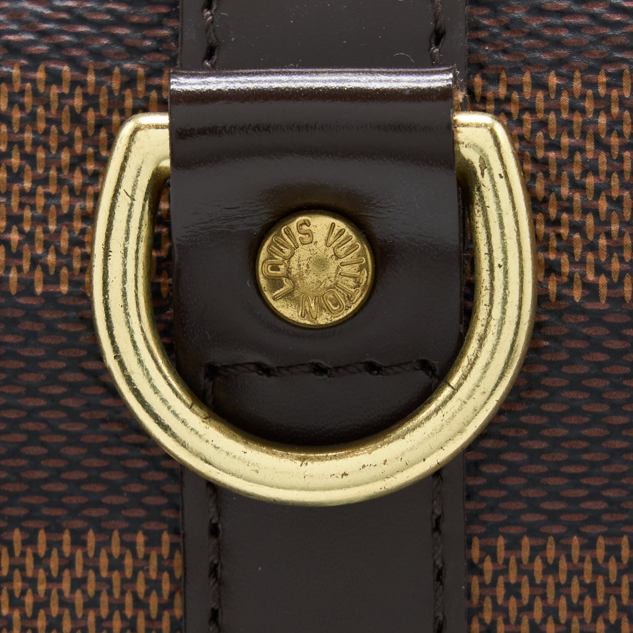 LOUIS VUITTON SPEEDY 25 DAMIER EBENE GHW