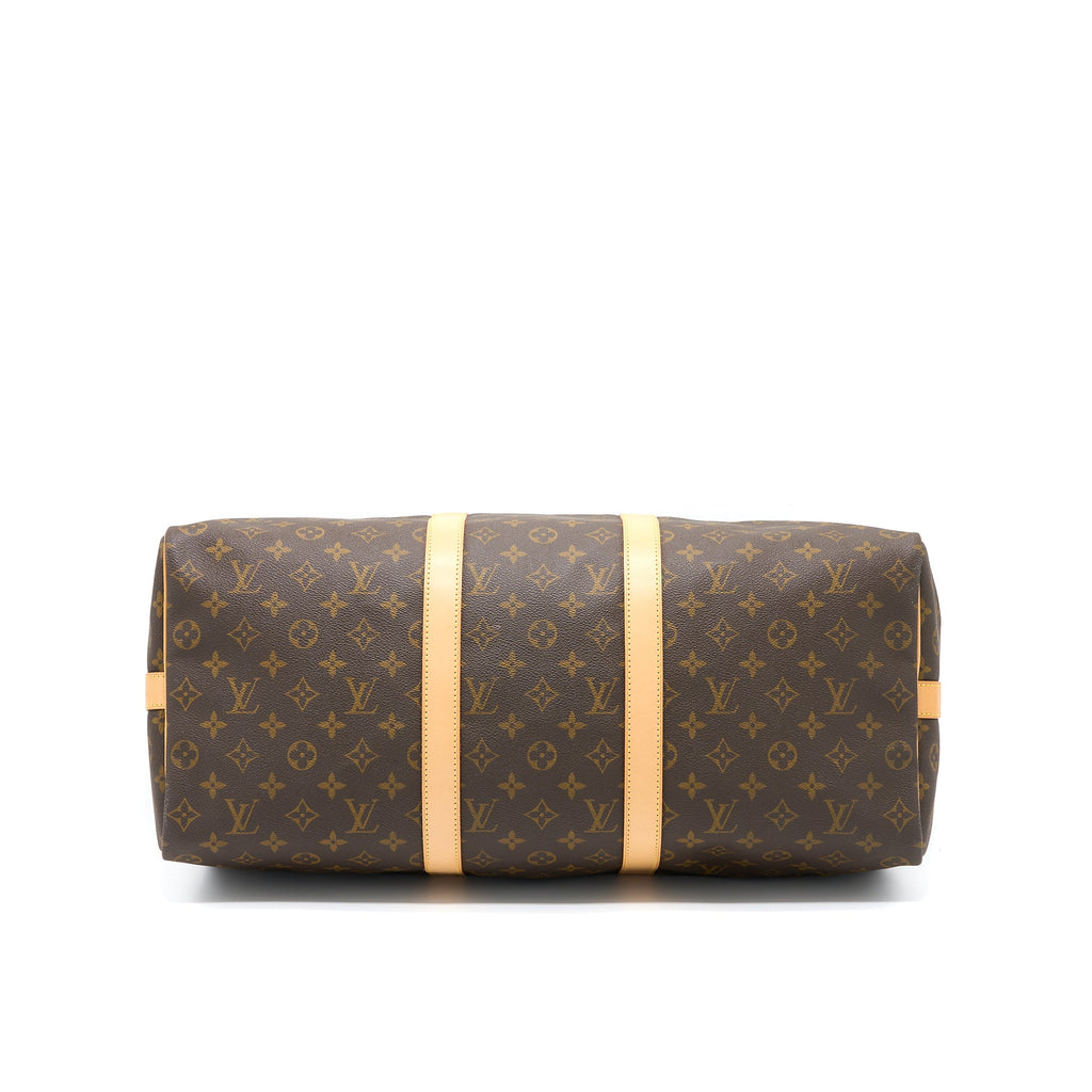 LOUIS VUITTON KEEPALL BANDOULIERE 50 MONOGRAM CANVAS GHW