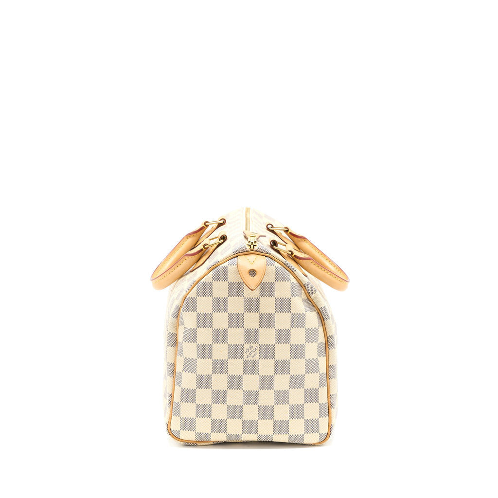 LOUIS VUITTON SPEEDY 30 DAMIER AZUR CANVAS GHW