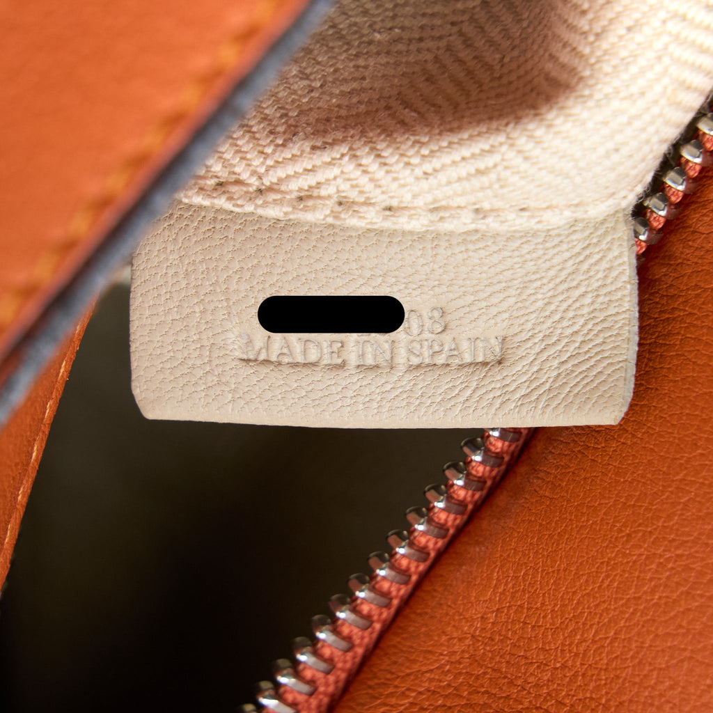 LOEWE MEDIUM PUZZLE BAG CALFSKIN ORANGE SHW