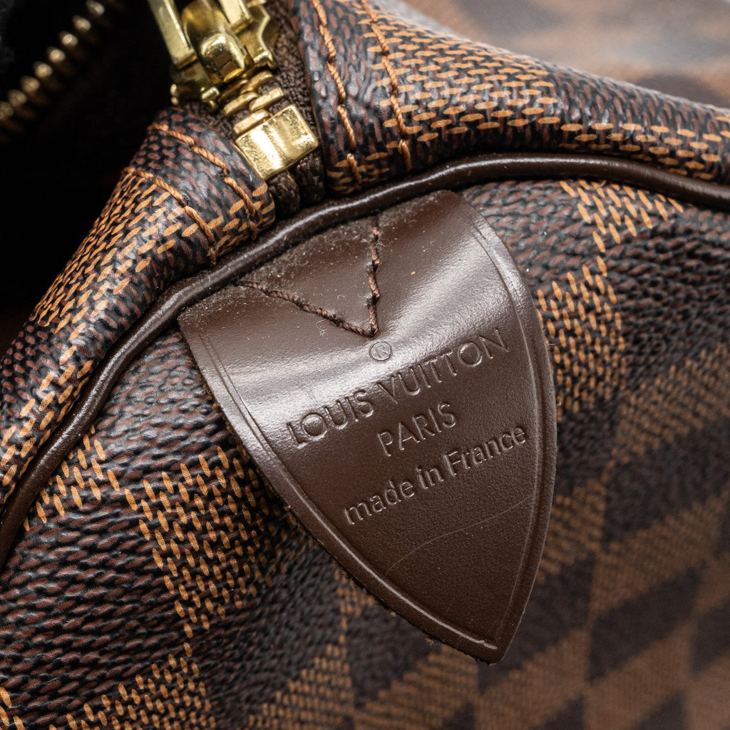 LOUIS VUITTON SPEEDY 35 DAMIER EBENE GHW