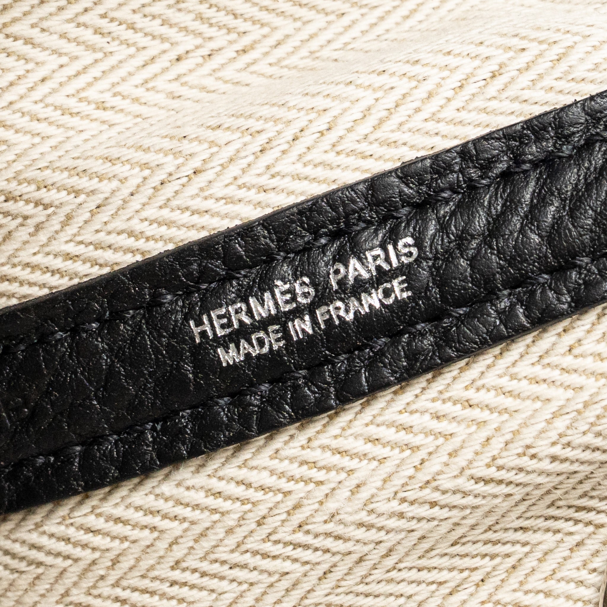 HERMES GARDEN PARTY 30 NEGONDA BLACK SHW