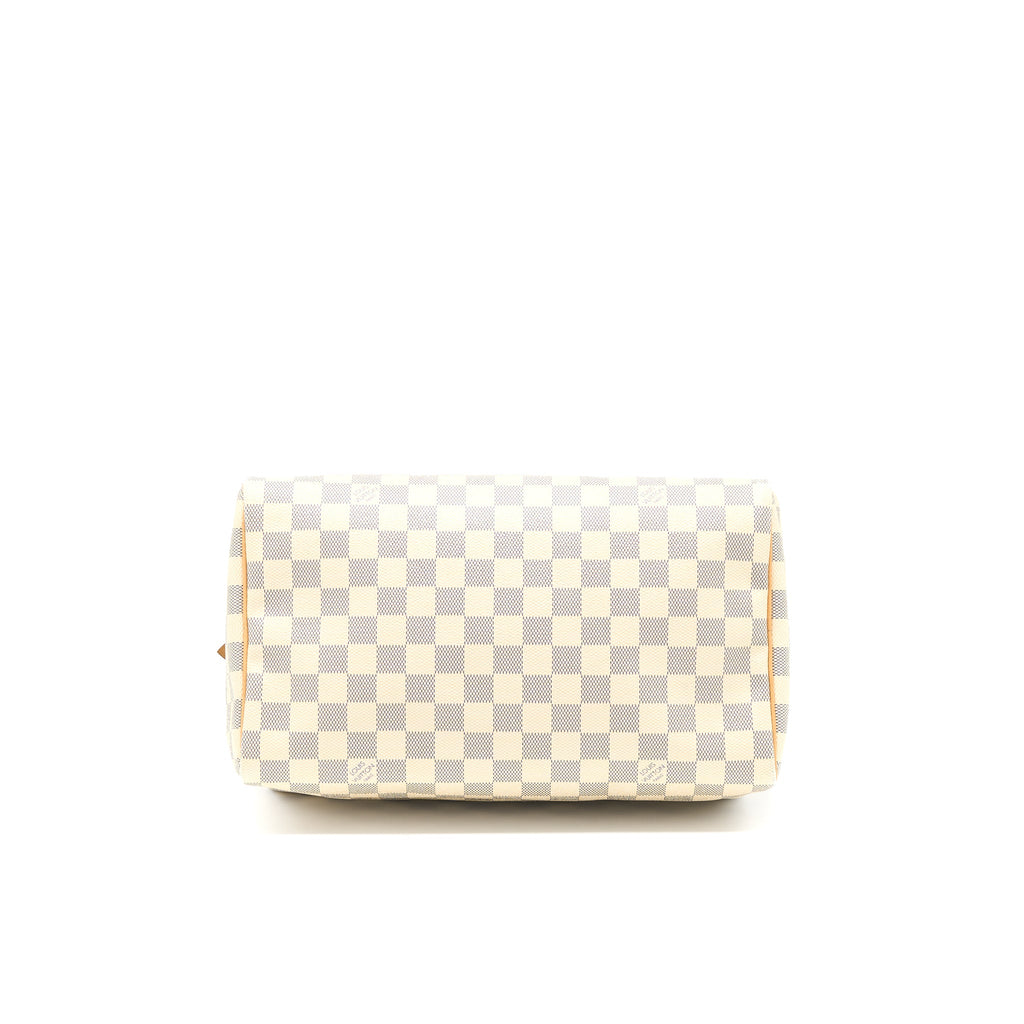 LOUIS VUITTON SPEEDY 30 DAMIER AZUR CANVAS GHW