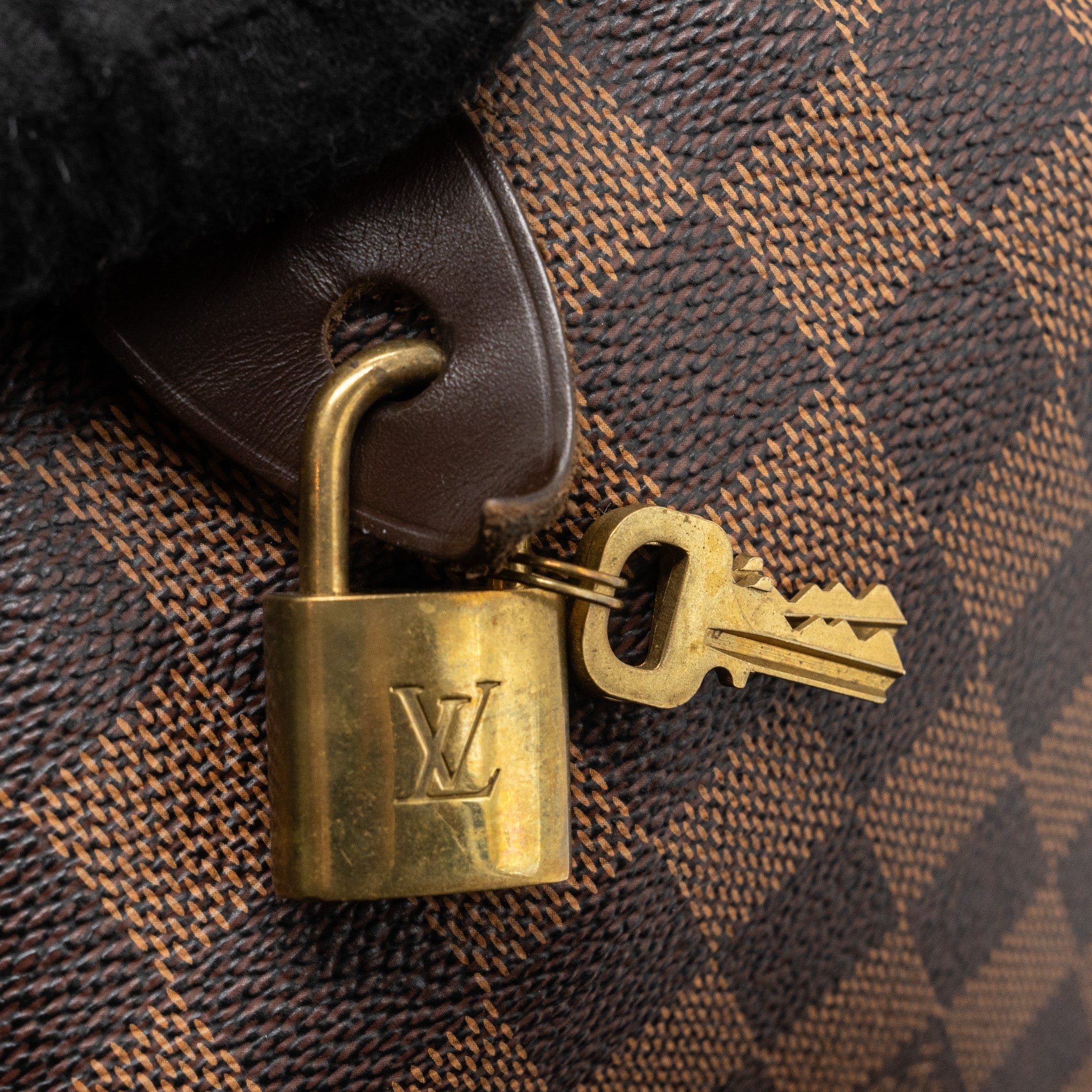 LOUIS VUITTON SPEEDY 35 DAMIER EBENE GHW