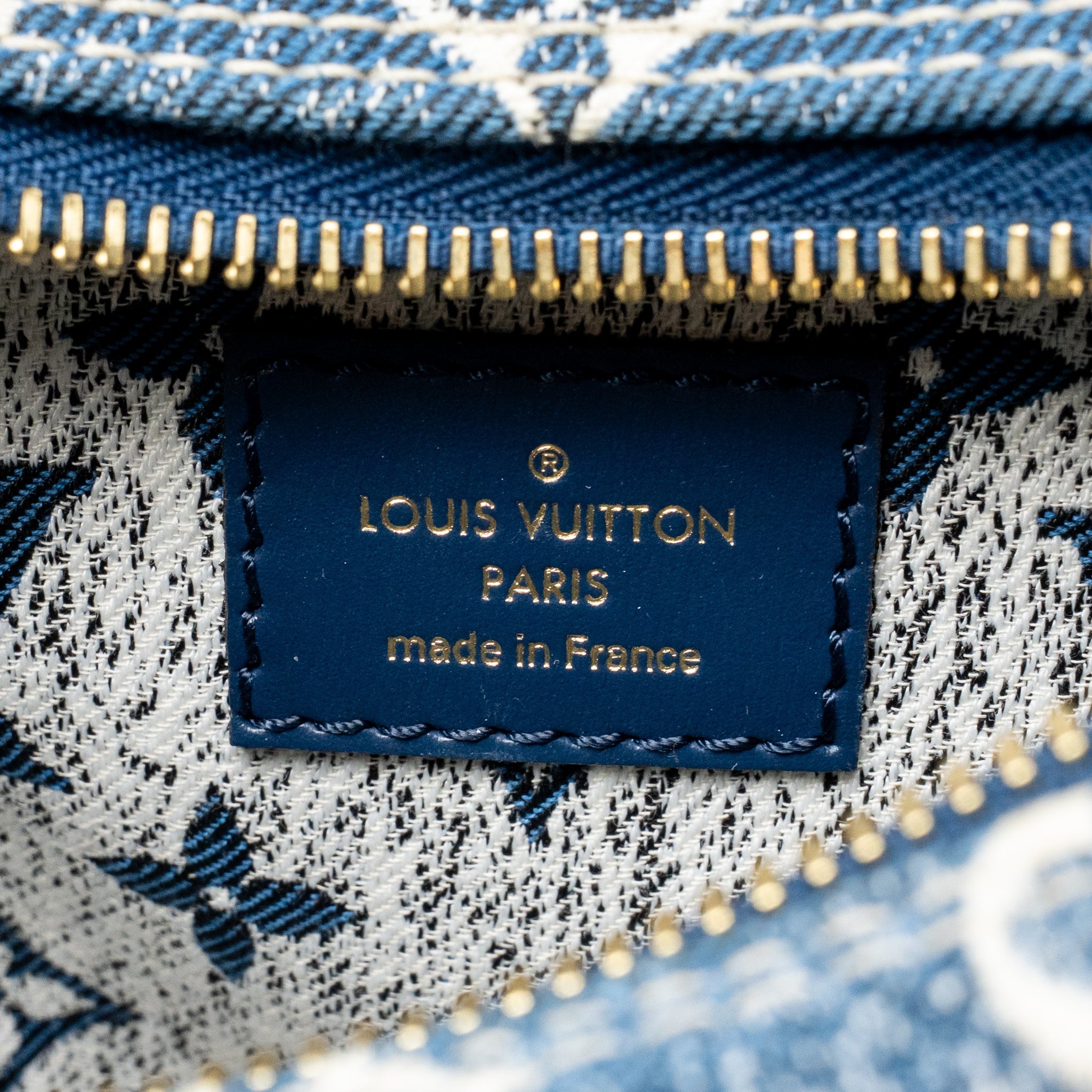 LOUIS VUITTON LOOP BAG DENIM BLUE GHW