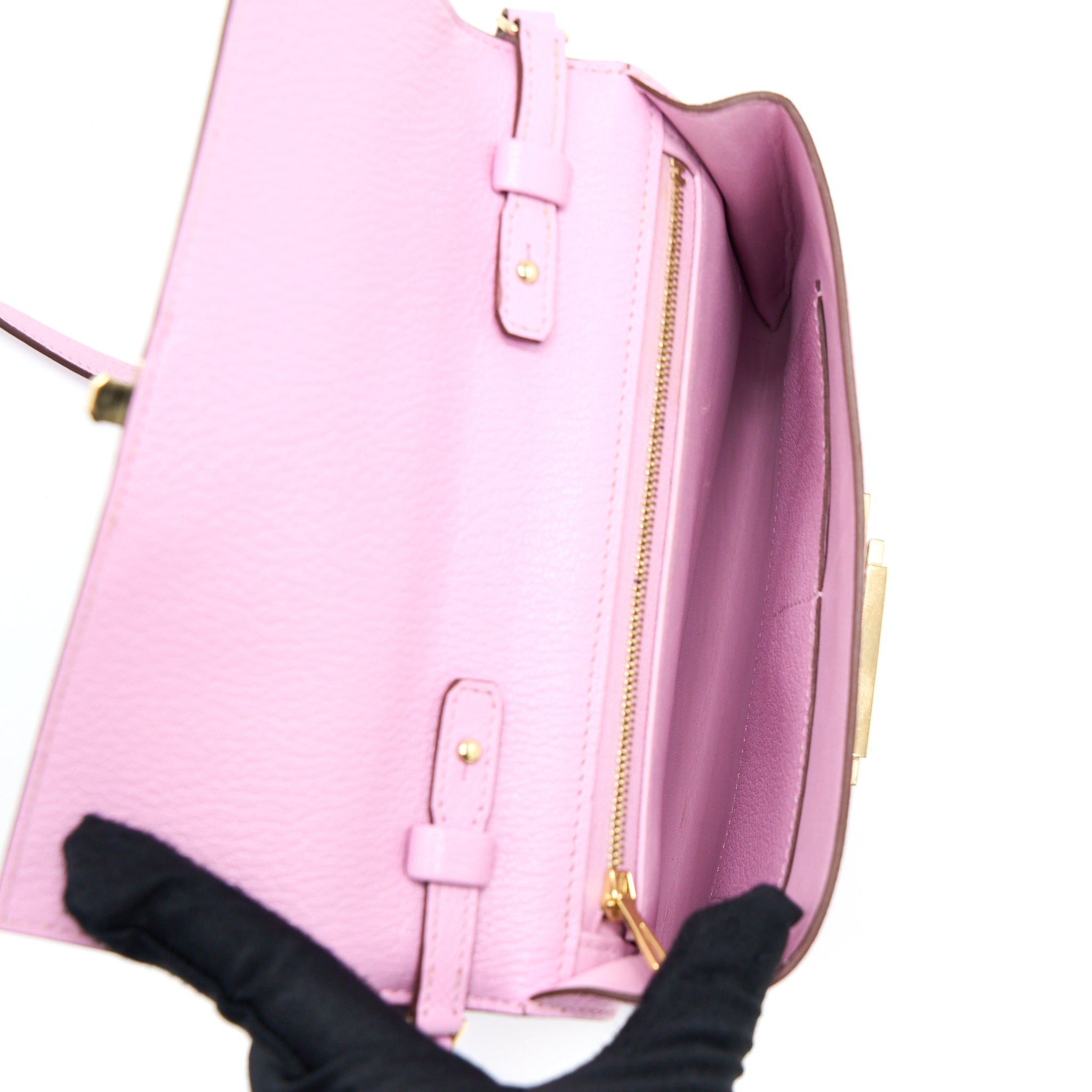 HERMES CINHETIC TO GO CHÈVRE MYSORE X9 MAUVE SYLVESTRE GHW