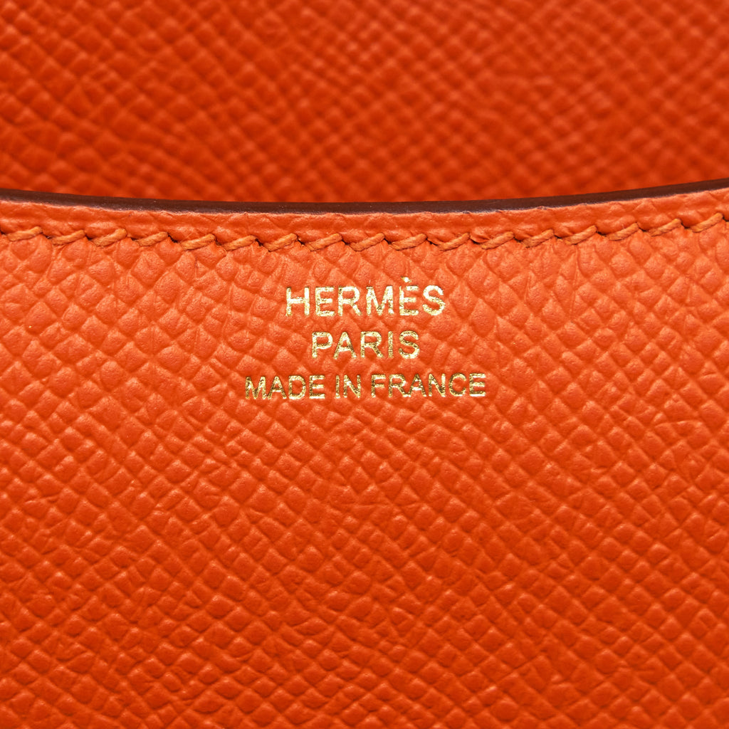 HERMES MINI CONSTANCE EPSOM 9J FEU GHW