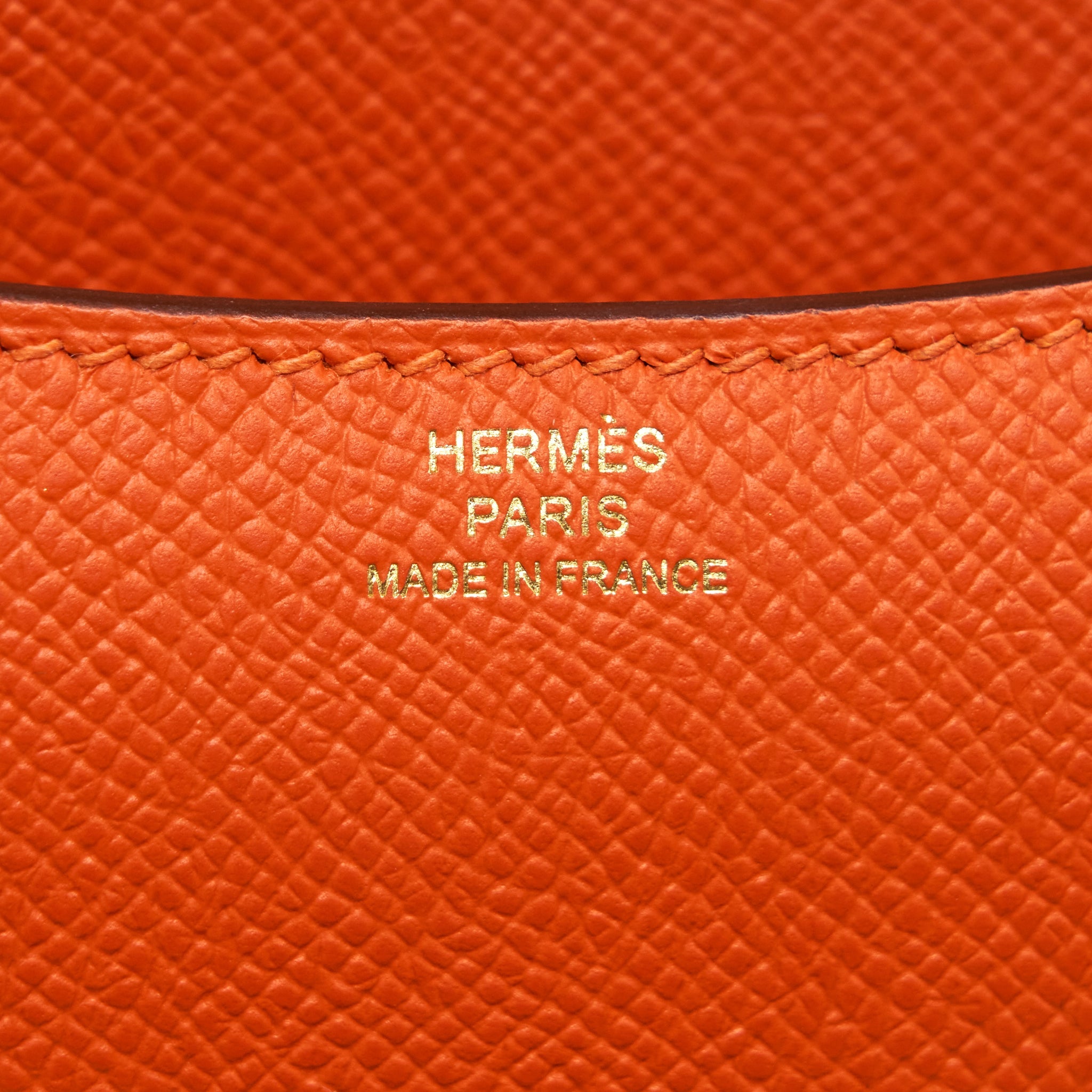 HERMES MINI CONSTANCE EPSOM 9J FEU GHW