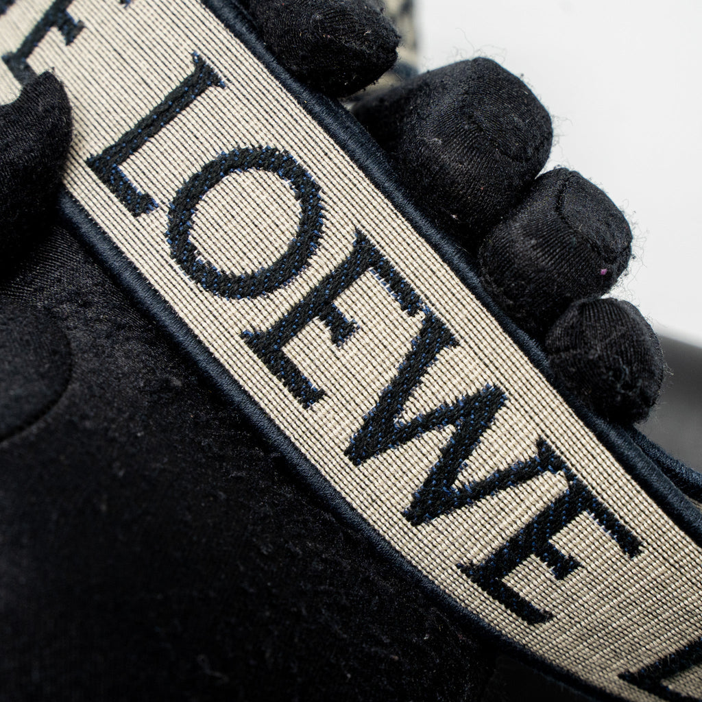 LOEWE MINI GATE DUAL BAG CALFSKIN BLACK GHW