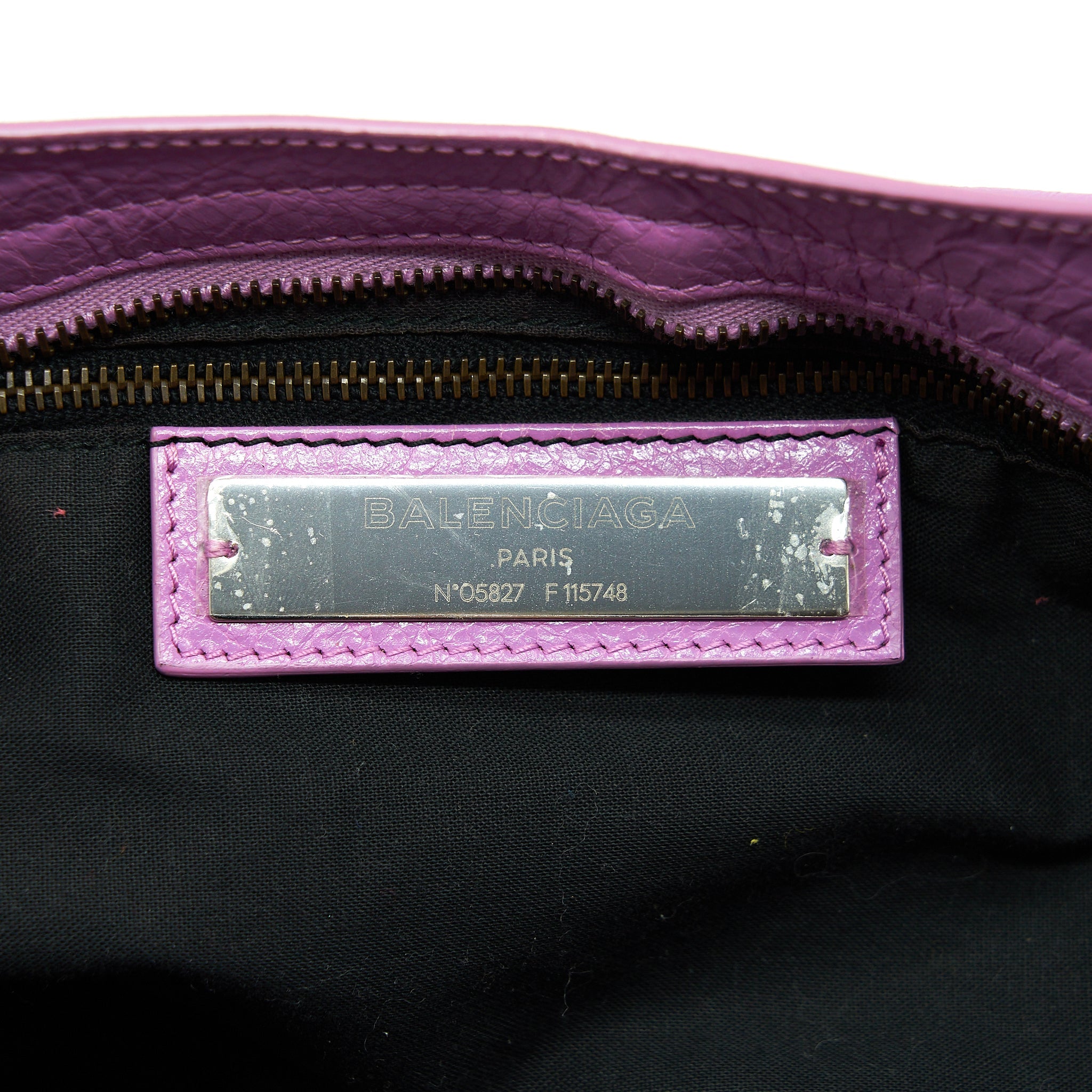 BALENCIAGA CLASSIC CITY BAG PURPLE