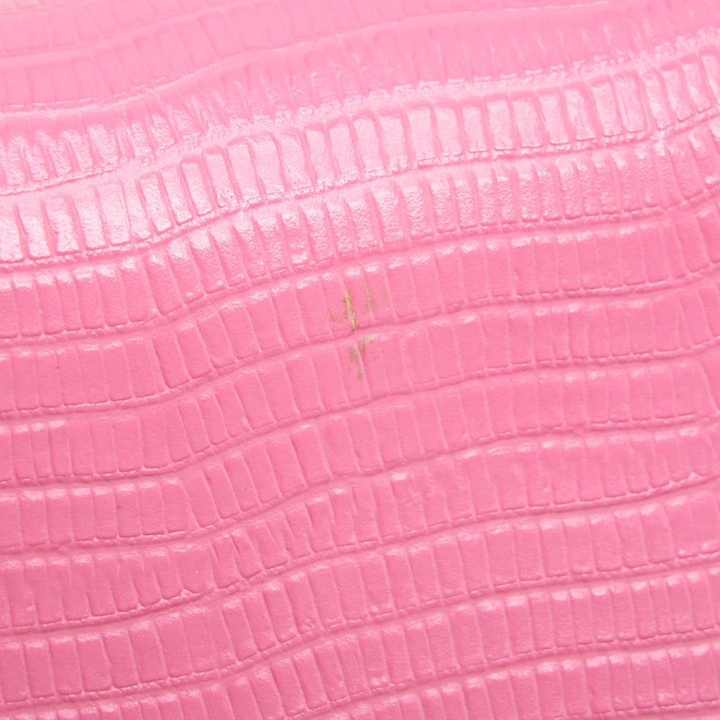 SAINT LAURENT / YSL MINI KATE TASSEL EMBOSSED CALFSKIN PINK SHW