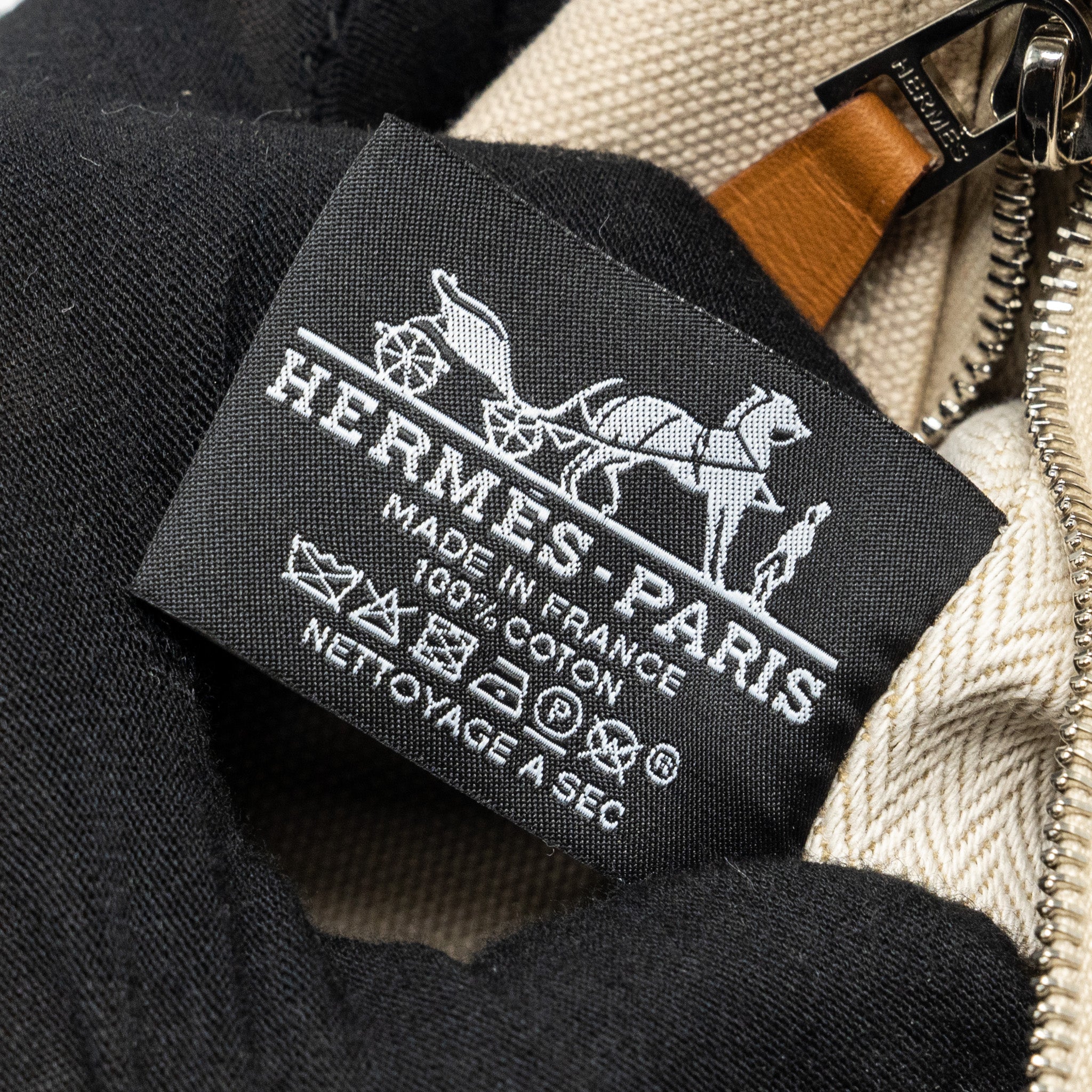 HERMES TROUSSE DE TOILETTE BRIDE A BRAC PM NATUREL SHW