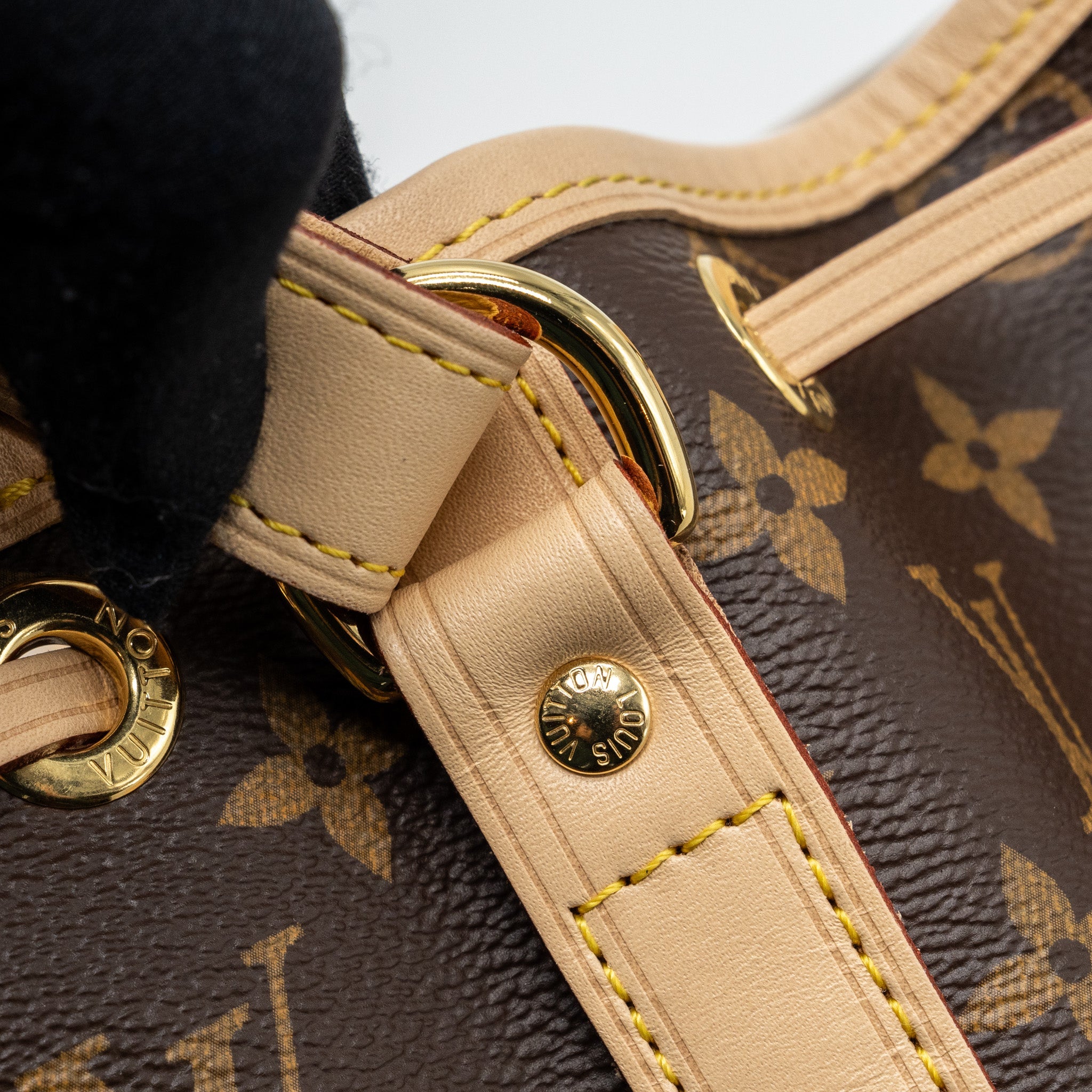 LOUIS VUITTON PETIT NOE MONOGRAM CANVAS GHW