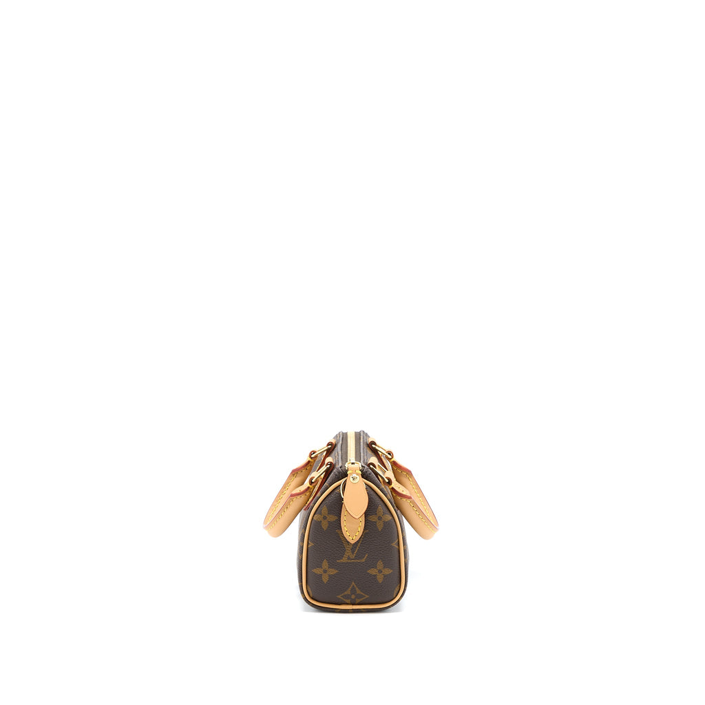 LOUIS VUITTON NANO SPEEDY MONOGRAM CANVAS GHW (NEW VERSION)