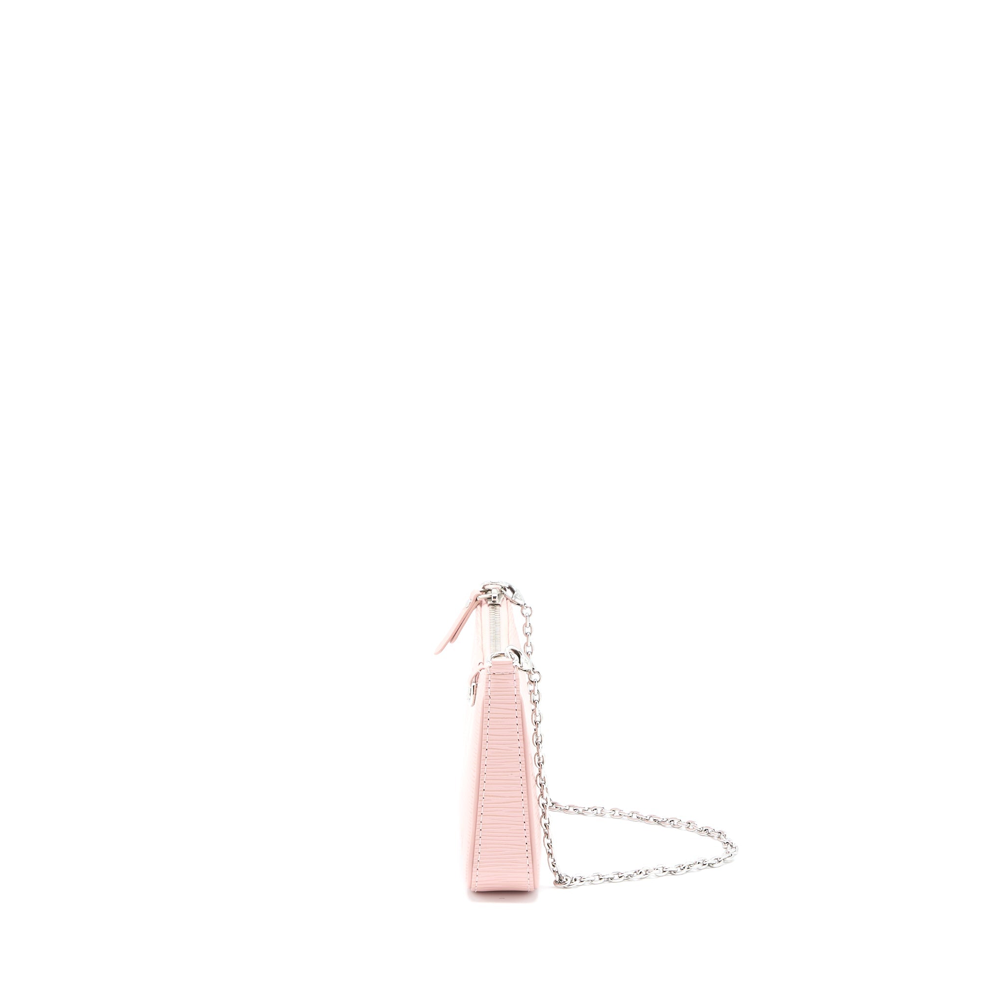 LOUIS VUITTON POCHETTE BAG EPI PINK SHW (NEW VERSION)