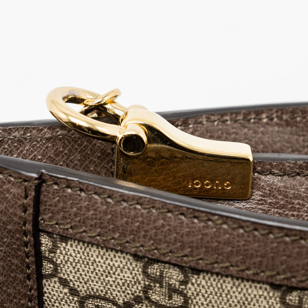 GUCCI OPHIDIA GG SHOULDER BAG GG SUPREME CANVAS GHW