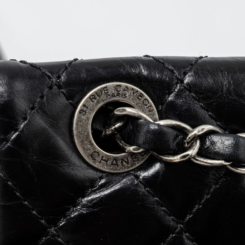 CHANEL LARGE QUILTED MOUNTAIN  BACKPACK CALFSKIN BLACK SHW