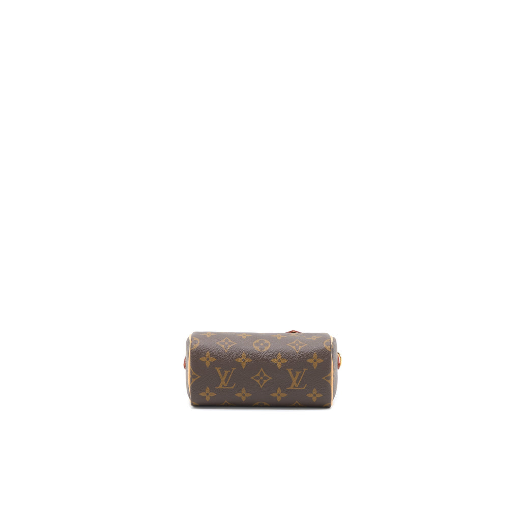 LOUIS VUITTON NANO SPEEDY MONOGRAM CANVAS GHW (NEW VERSION)