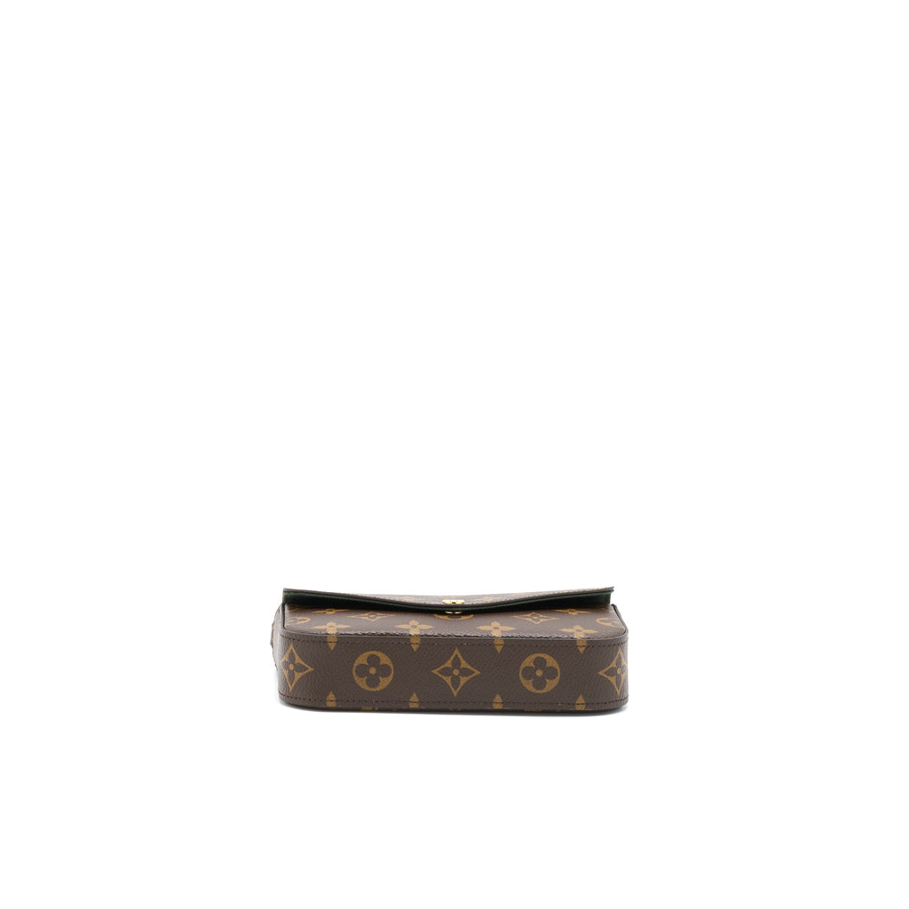 LOUIS VUITTON FELICIE STRAP&GO MONOGRAM CANVAS GHW