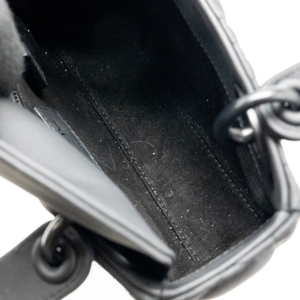 DIOR MINI LADY DIOR CALFSKIN SO BLACK