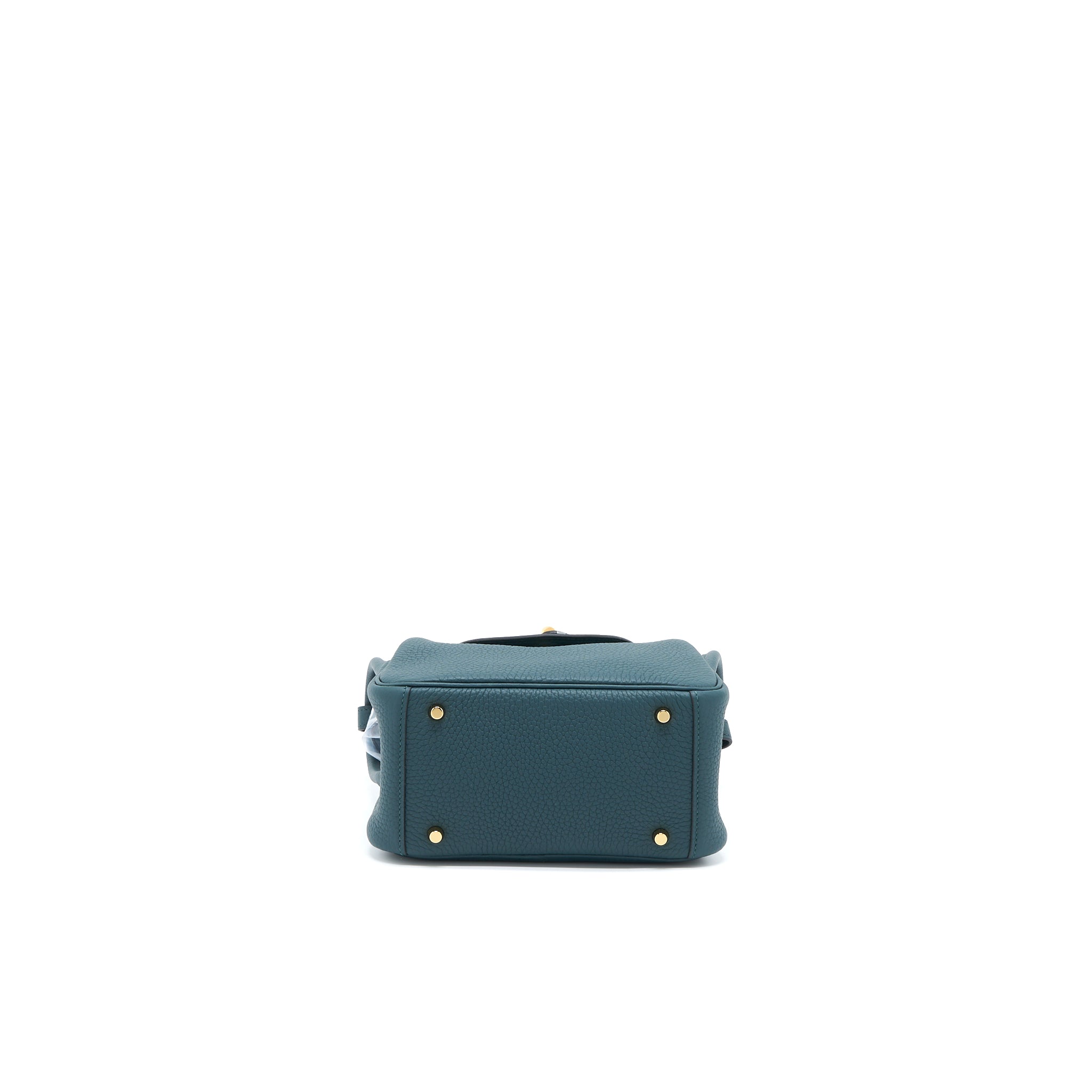 HERMES MINI LINDY CLEMENCE 6O VERT CYPRES GHW