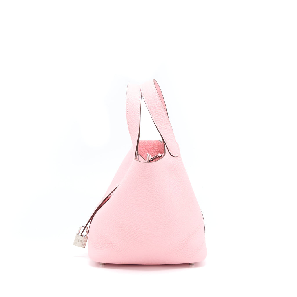 HERMES PICOTIN 18 LOCK BAG 3Q ROSE SAKURA SHW