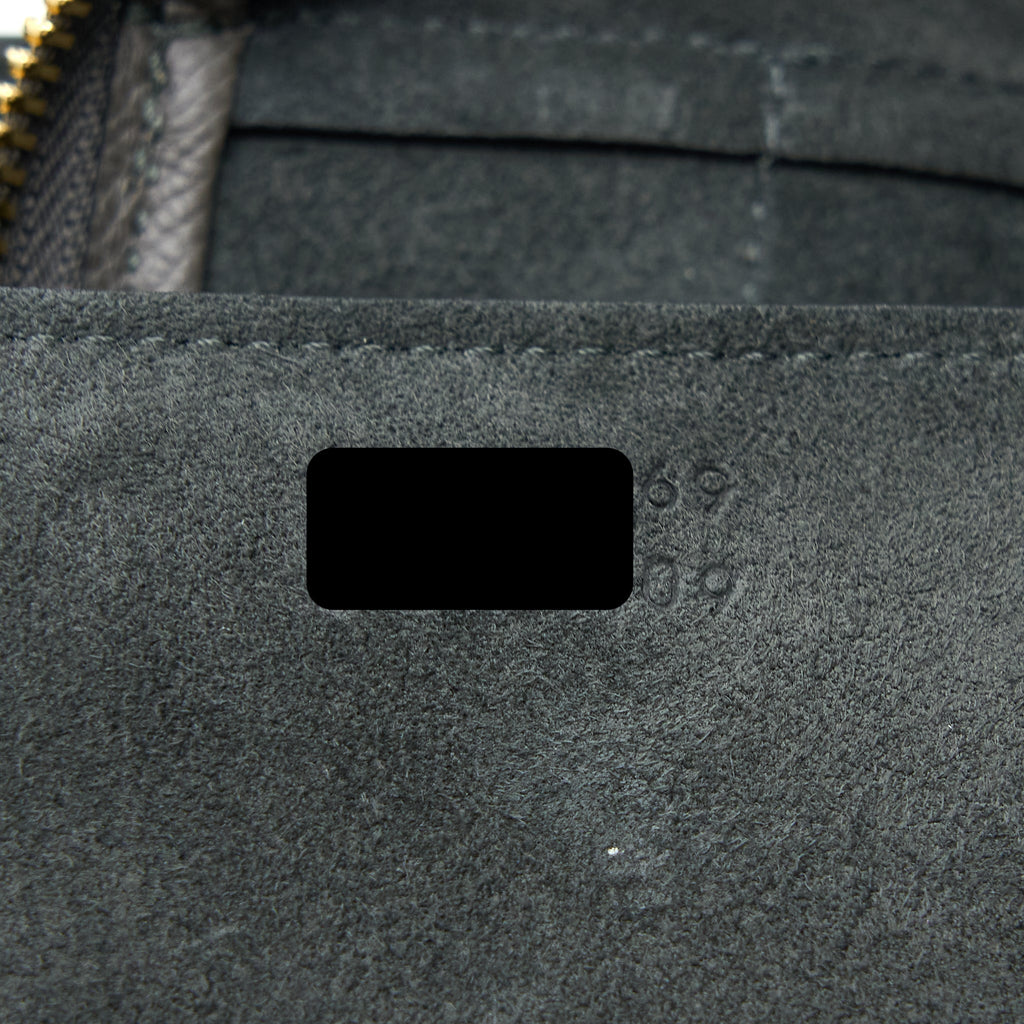 CELINE MINI BELT BAG GRAINED CALFSKIN GREY GHW