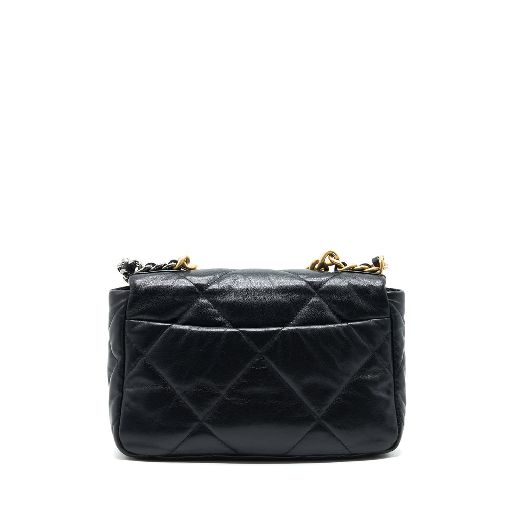 CHANEL SMALL 19 BAG BLACK GHW