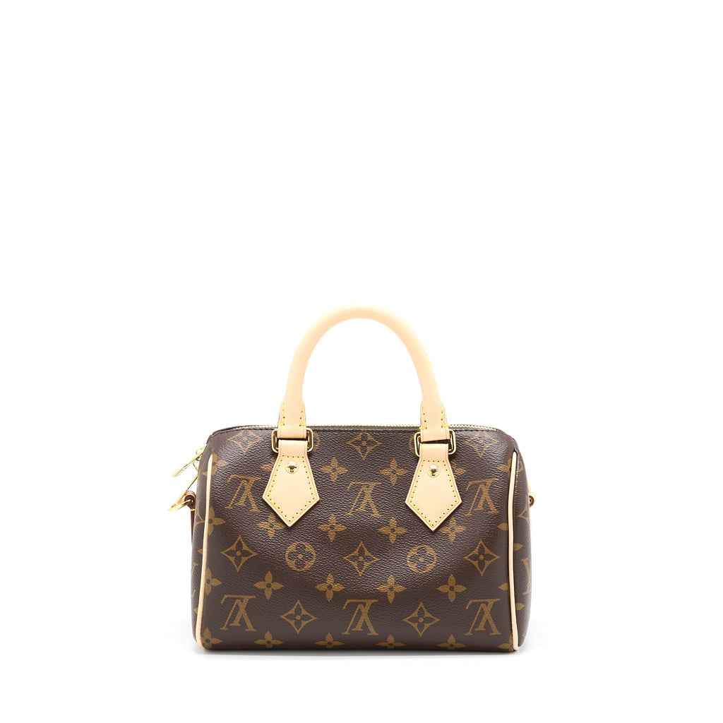 LOUIS VUITTON SPEEDY 20 BANDOULIERE MONOGRAM CANVAS GHW