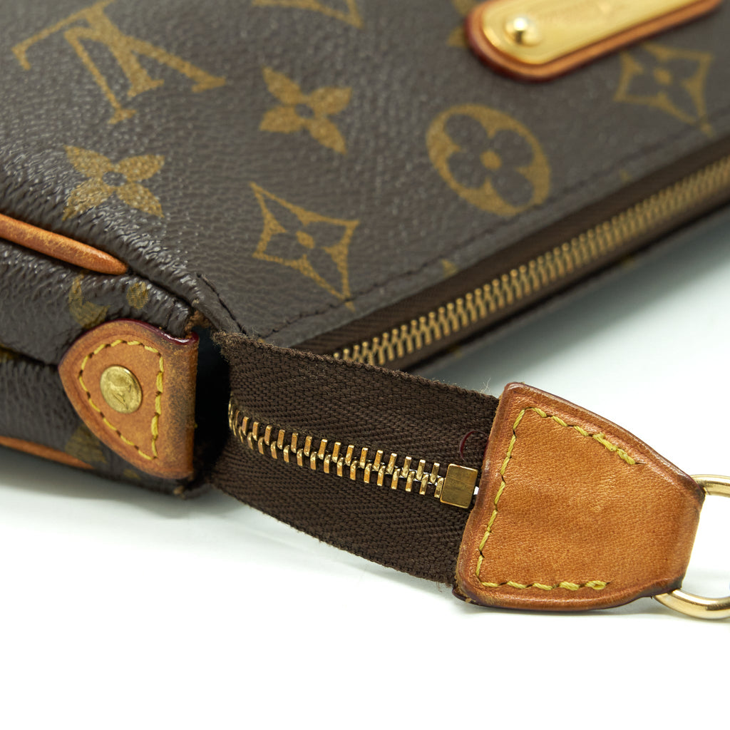 LOUIS VUITTON EVA POCHETTE BAG MONOGRAM CANVAS GHW