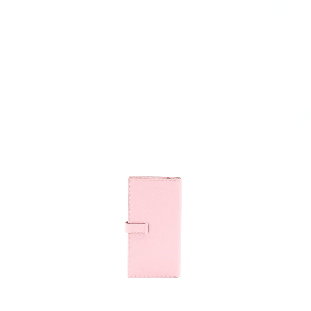 HERMES BEARN LONG WALLET CHEVRE MYSORE 3Q ROSE SAKURA SHW