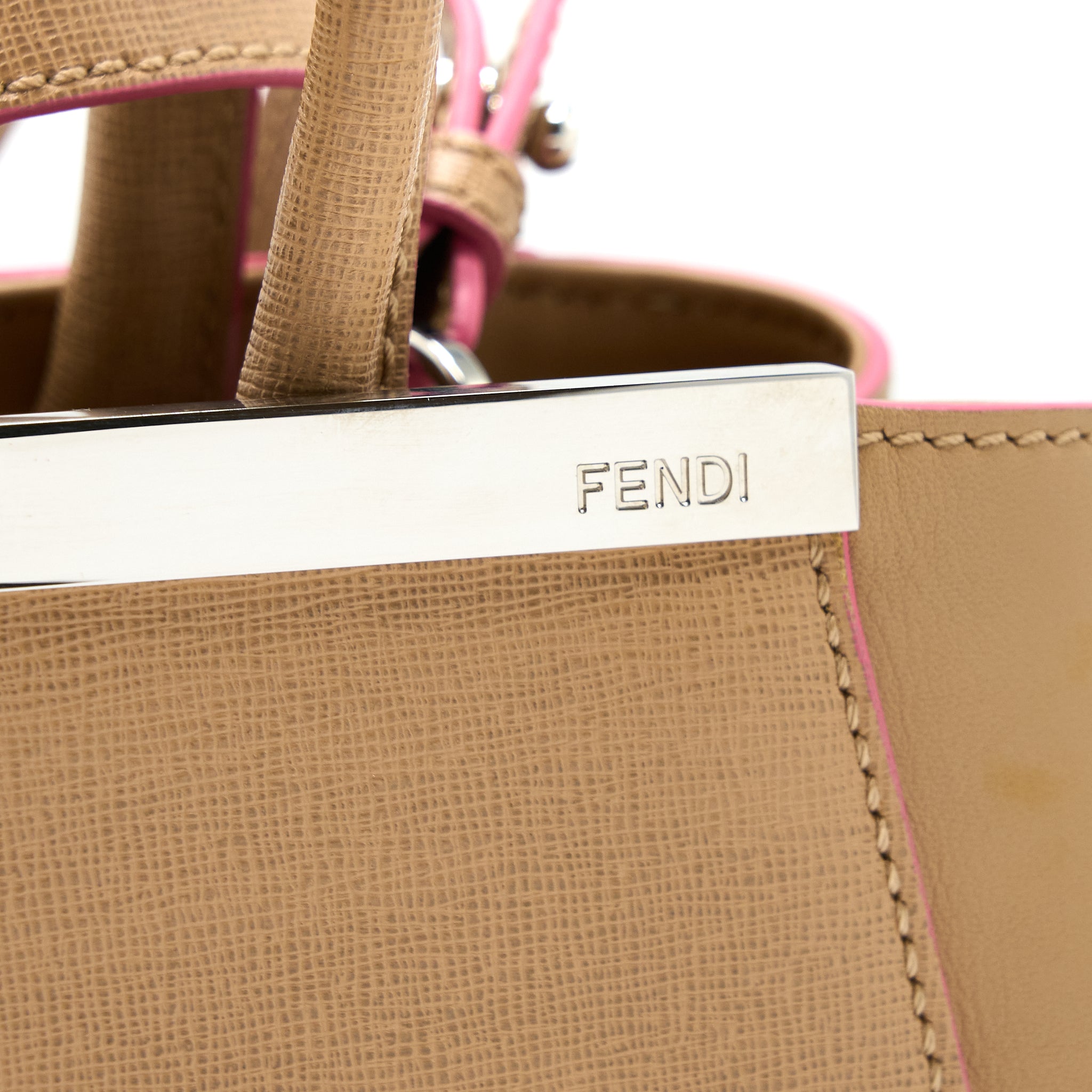 FENDI 2JOURS TOTE BAG BEIGE SHW