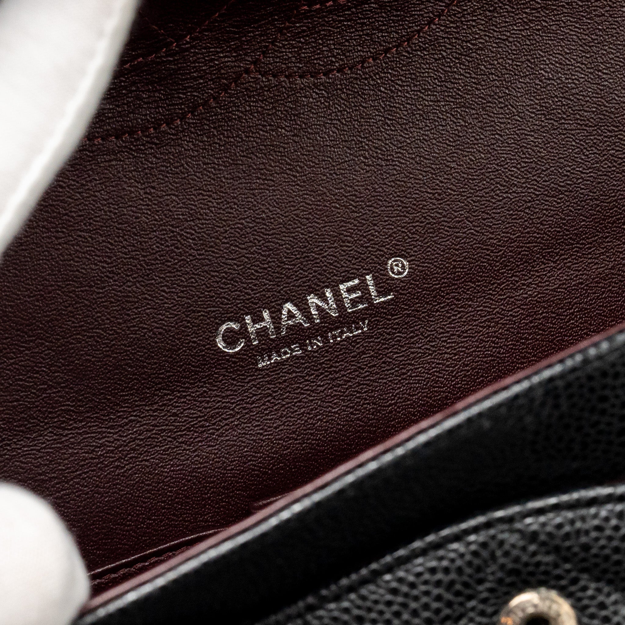 CHANEL MAXI CLASSIC DOUBLE FLAP BAG CAVIAR BLACK SHW