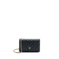 CHANEL CLASSIC WALLET ON CHAIN CAVIAR BLACK GHW