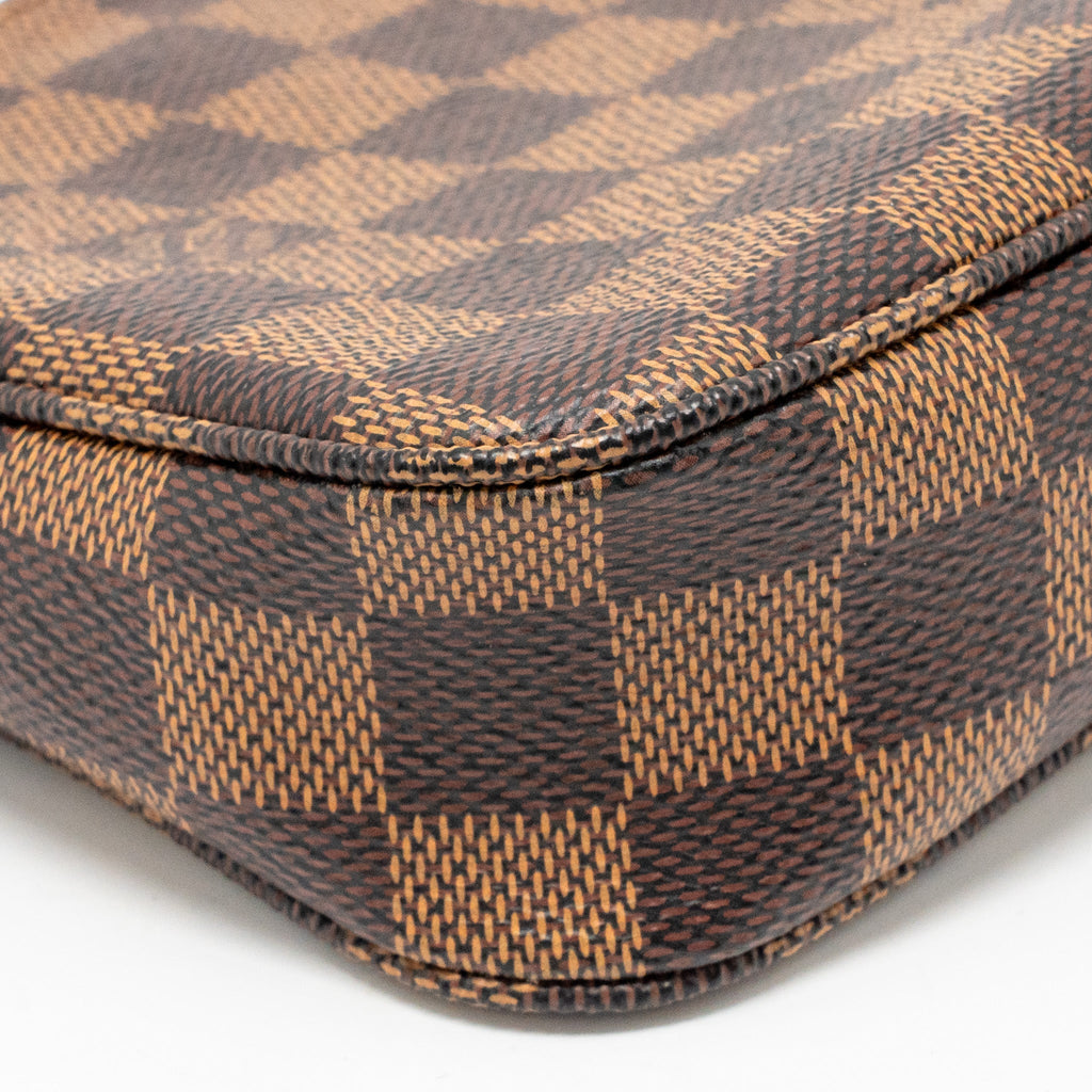 LOUIS VUITTON POCHETTE ACCESSOIRES DAMIER EBENE CANVAS GHW