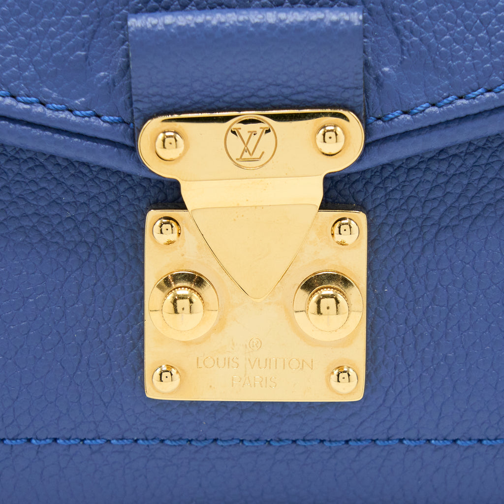 LOUIS VUITTON SAINT GERMAINE CROSSBODY BAG MONOGRAM EMPREINTE BLUE GHW