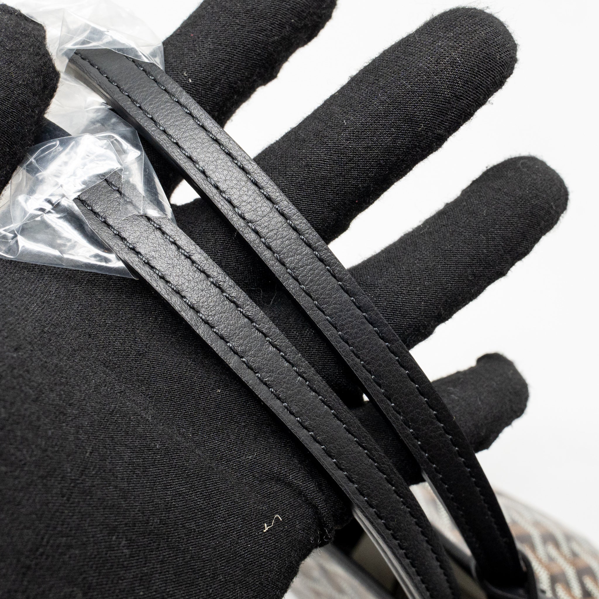 GOYARD MINI ANJOU TOTE GOYARDINE CANVAS / LEATHER BLACK SHW