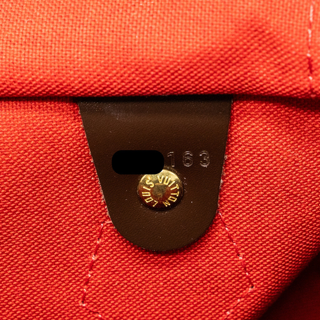 LOUIS VUITTON SPEEDY 30 BANDOULIERE DAMIER EBENE CANVAS GHW