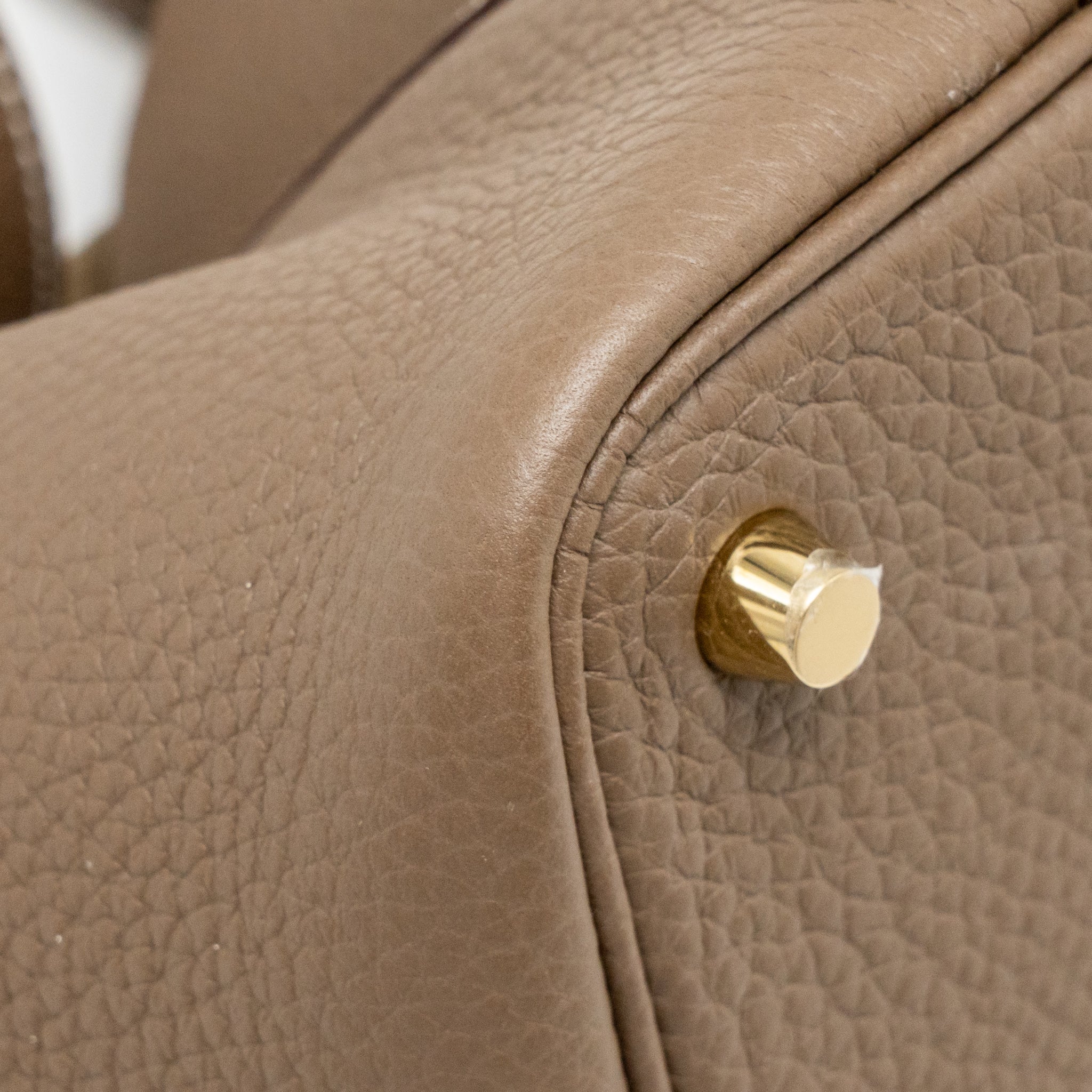 HERMES PICTON 18 LOCK BAG CLEMENCE ETOUPE GHW