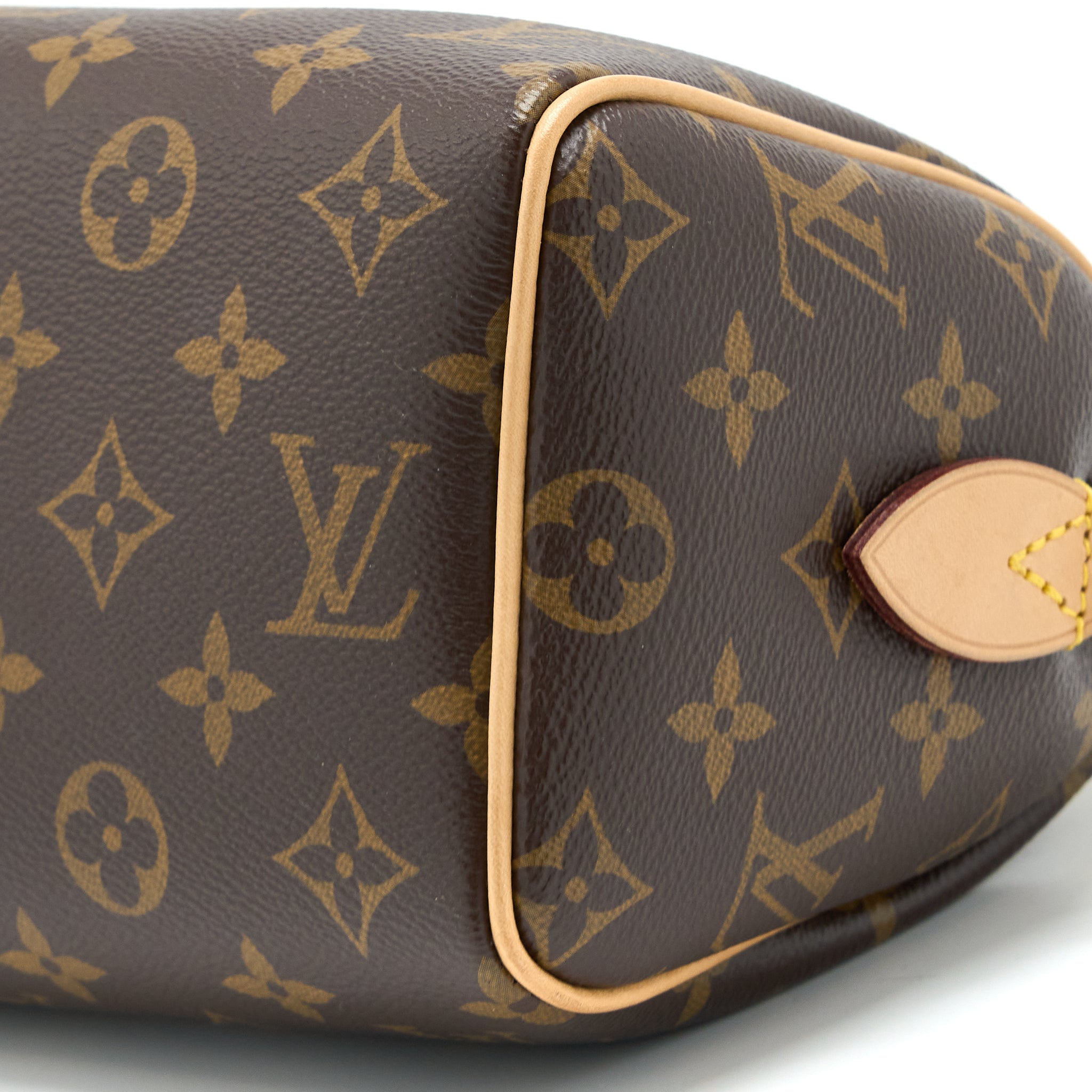 LOUIS VUITTON SPEEDY BANDOULIERE 20 MONOGRAM CANVAS WITH FUCHSIA STRAP GHW