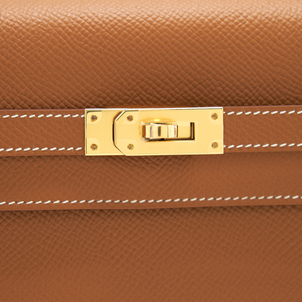 HERMES KELLY TO GO EPSOM GOLD GHW