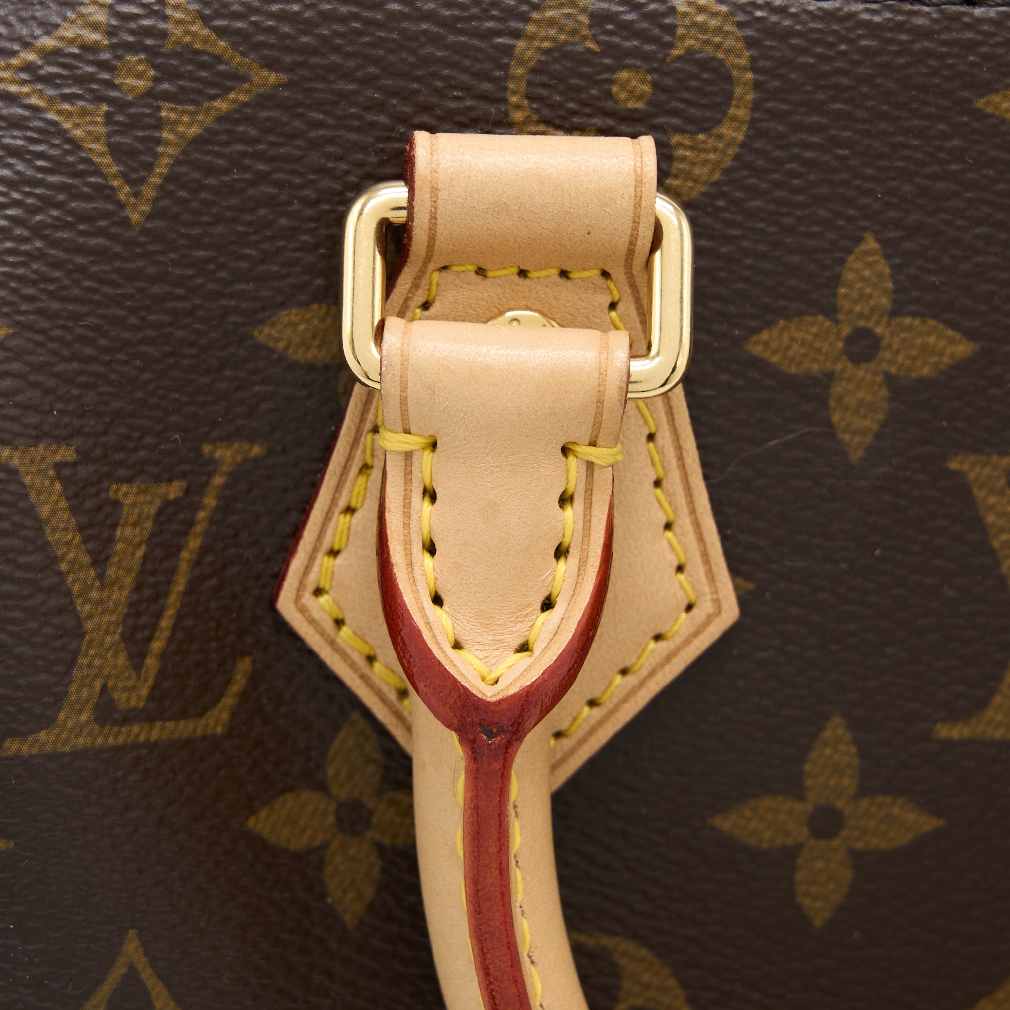 LOUIS VUITTON SPEEDY BANDOULIERE 20 MONOGRAM CANVAS WITH FUCHSIA STRAP GHW