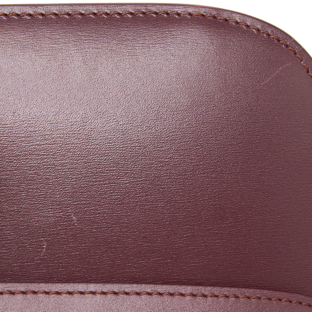 CELINE CLASSIC MEDIUM BOX CALFSKIN BURGUNDY GHW
