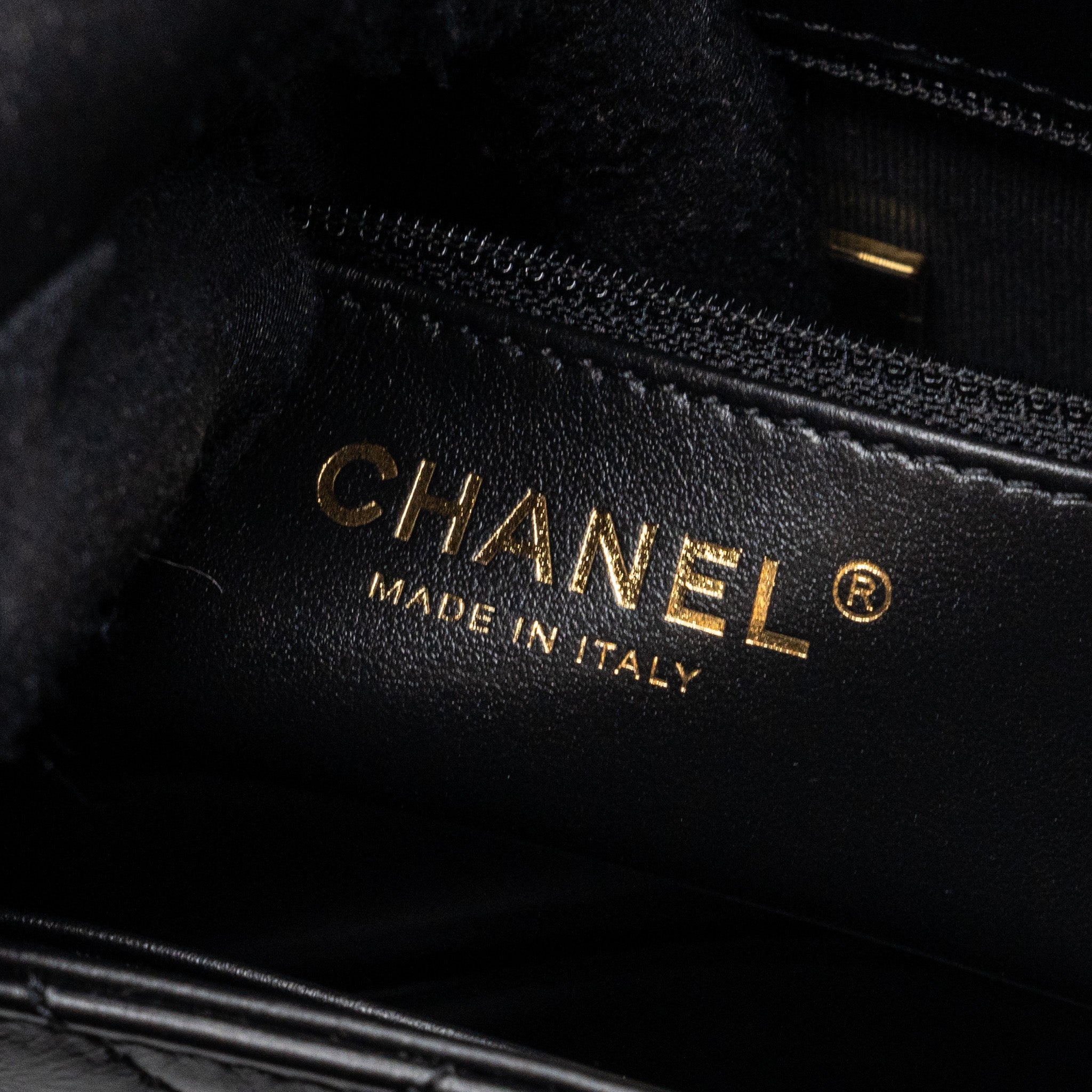 CHANEL 23K MINI KELLY SHOPPING TOTE BAG CALFSKIN BLACK GHW (MICROCHIP)