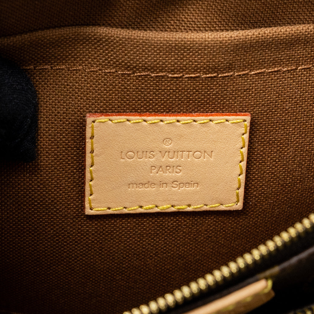 LOUIS VUITTON MULTI POCHETTE MONOGRAM CANVAS KHAKI STRAP GHW